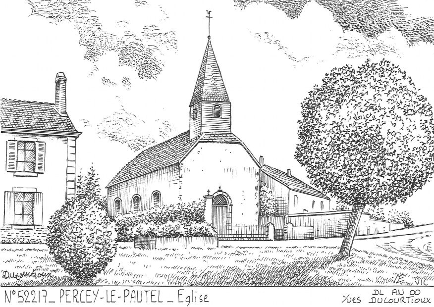 N 52217 - PERCEY LE PAUTEL - église